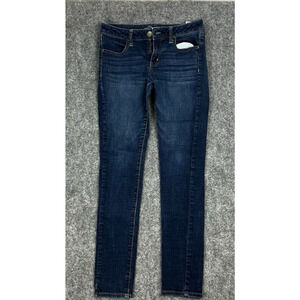 American Eagle Jeans Womens Size 8 Artist Stretch Blue Medium Wash Denim Jegging